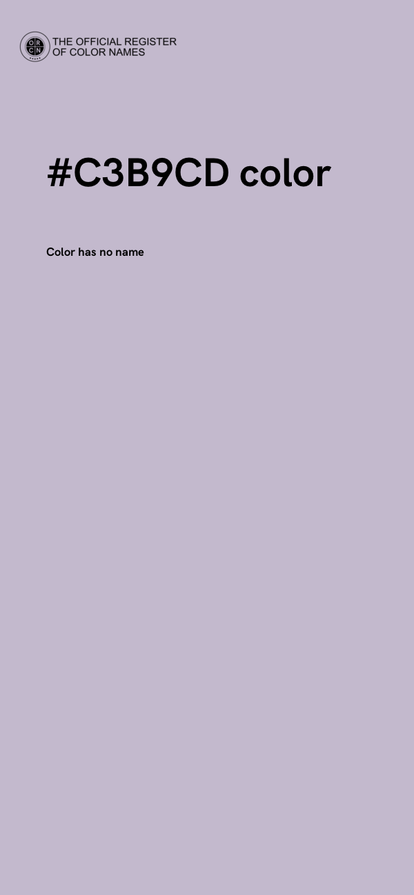 #C3B9CD color image