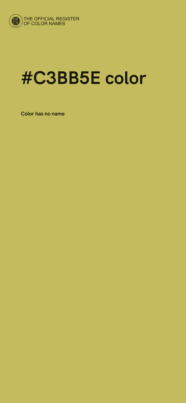 #C3BB5E color image