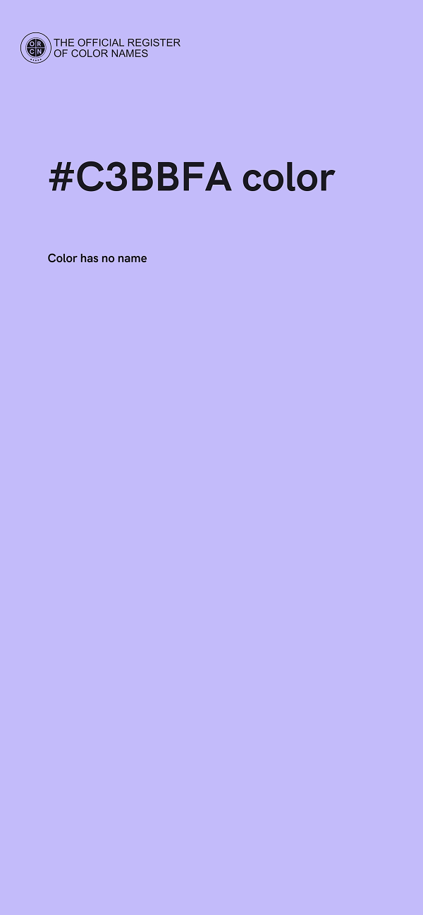 #C3BBFA color image