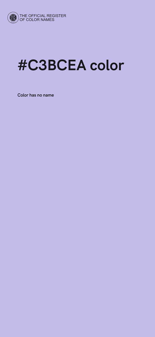 #C3BCEA color image