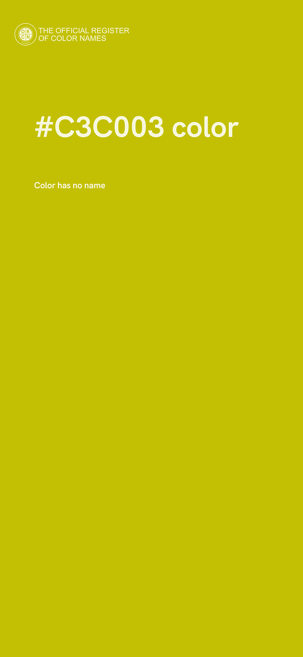 #C3C003 color image