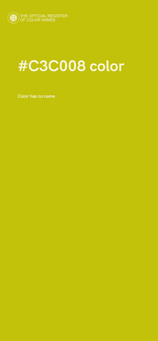 #C3C008 color image