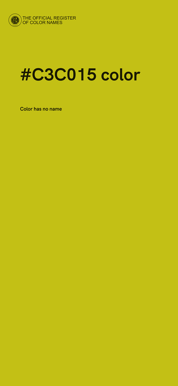 #C3C015 color image