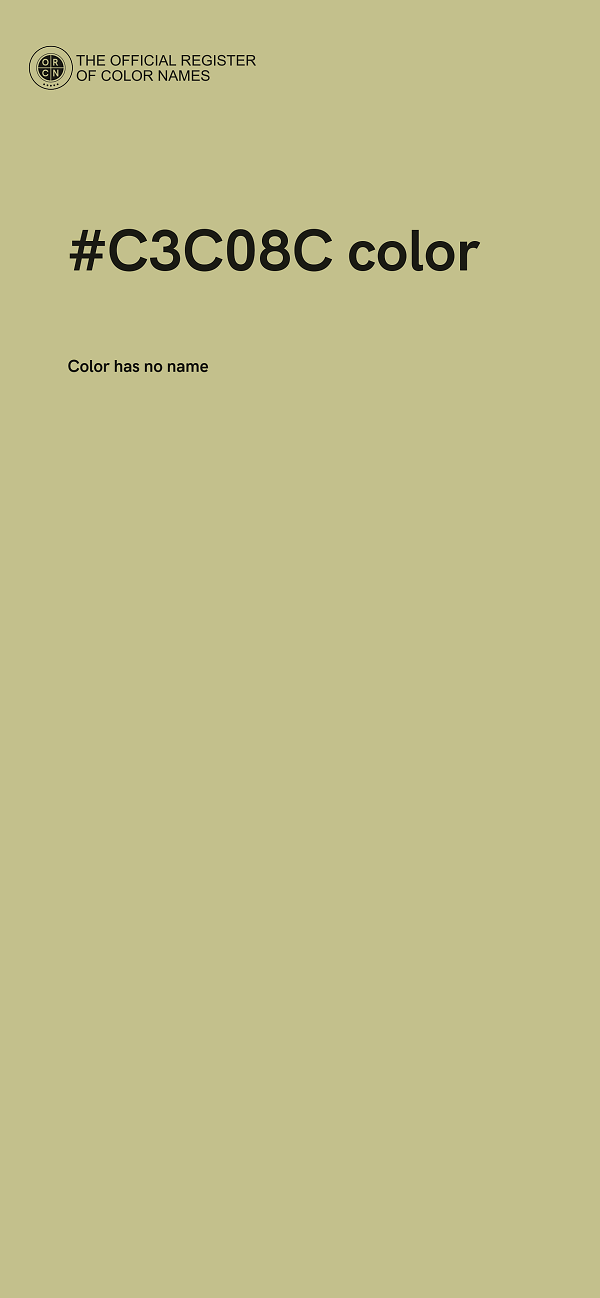 #C3C08C color image