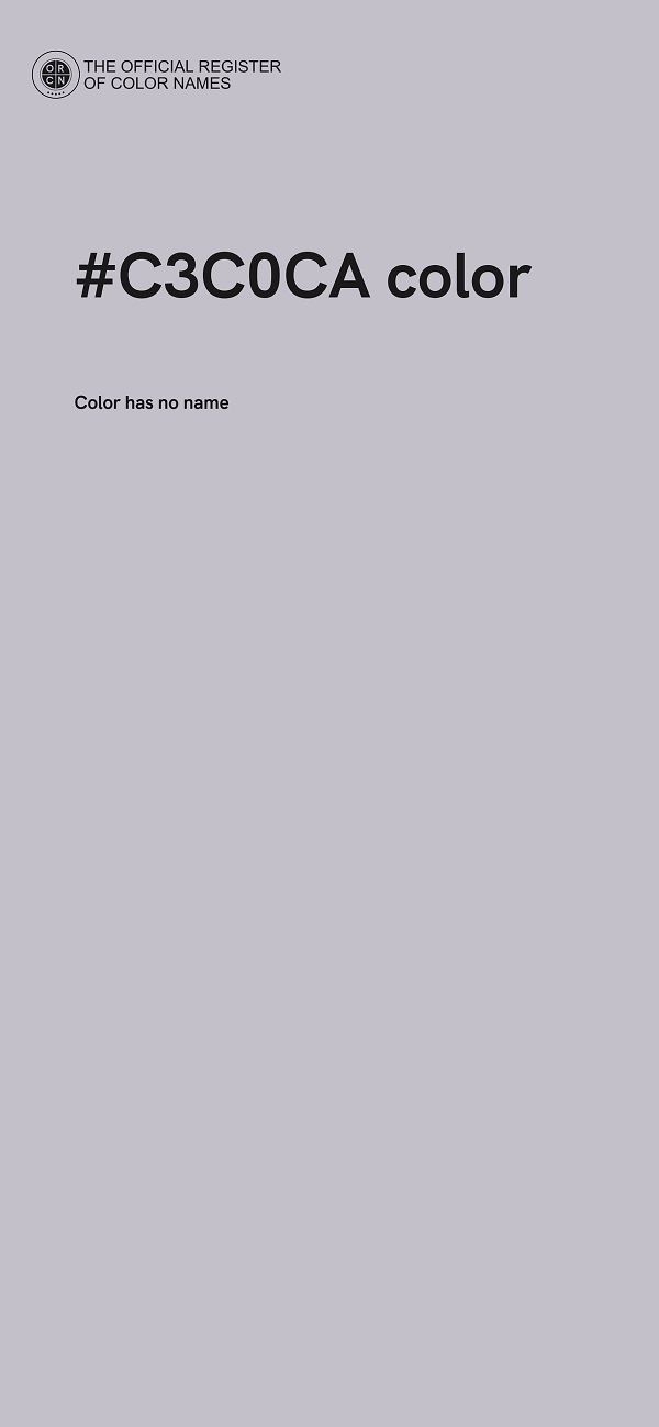 #C3C0CA color image