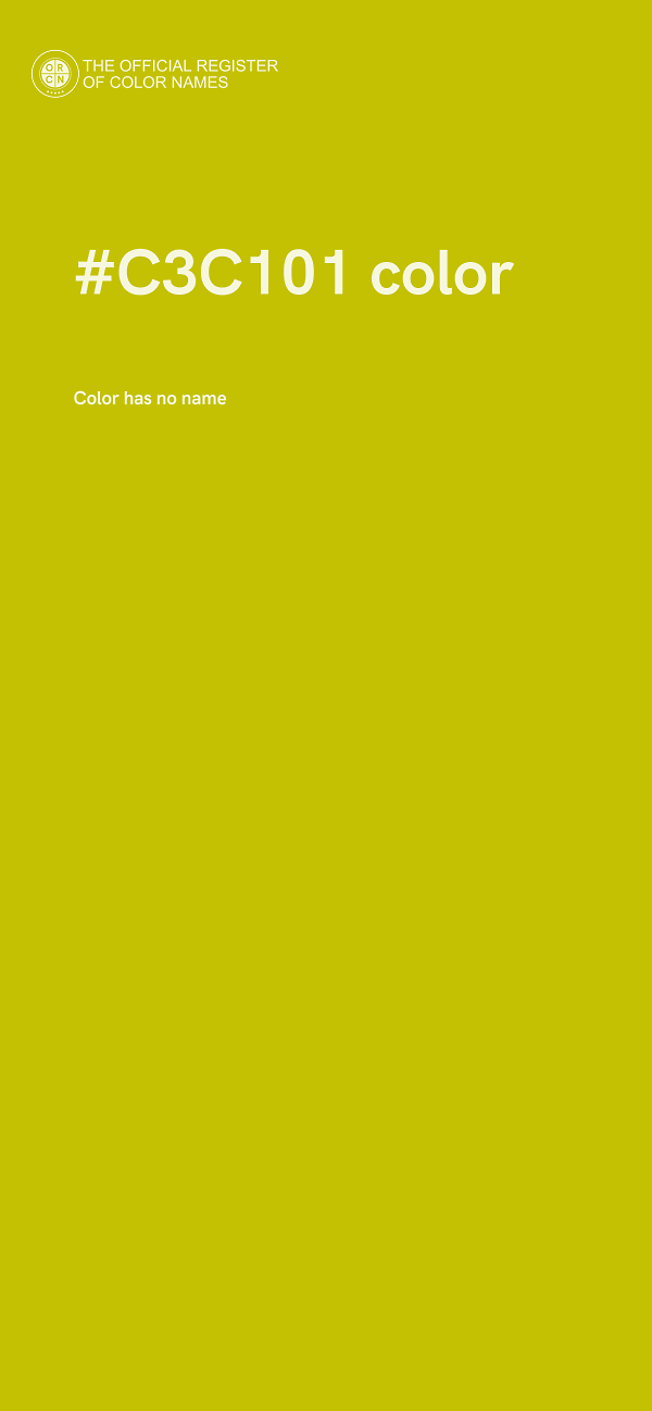 #C3C101 color image
