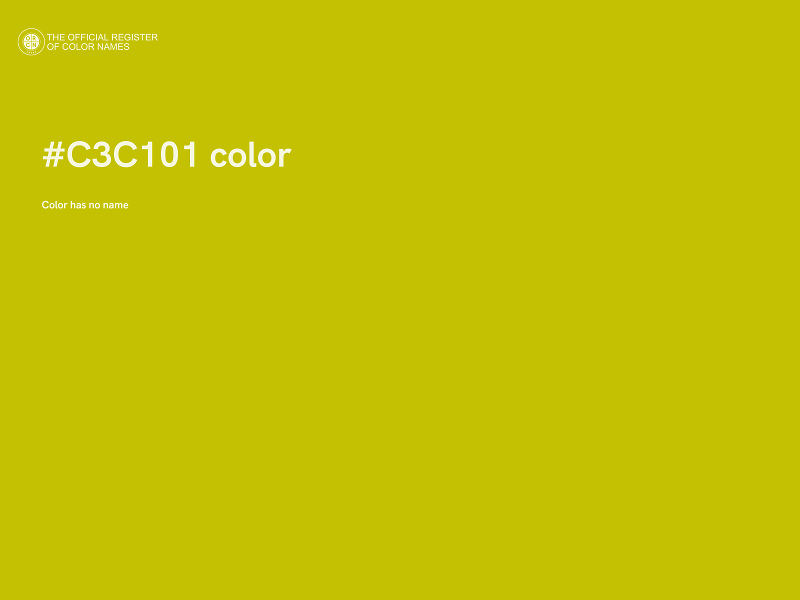 #C3C101 color image