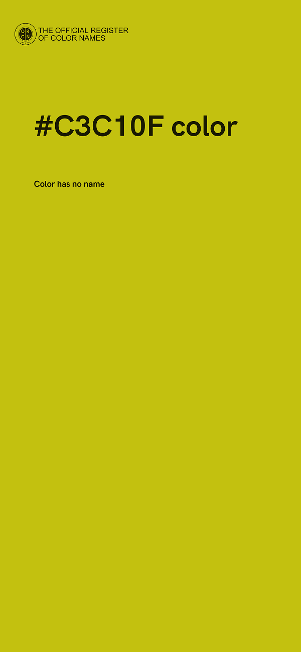 #C3C10F color image