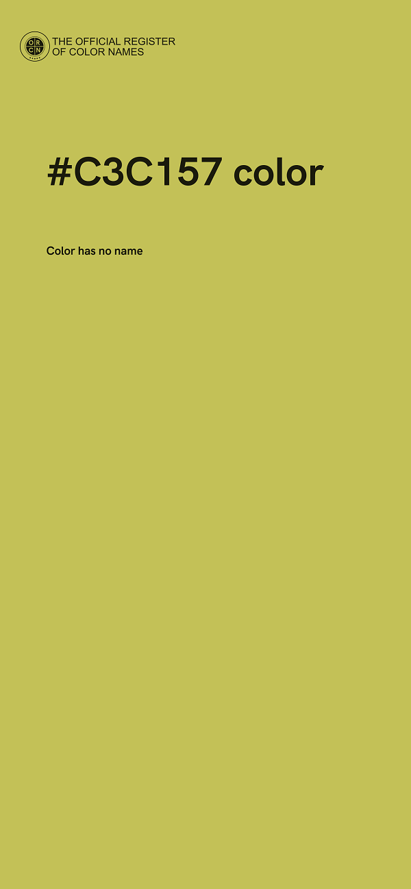 #C3C157 color image