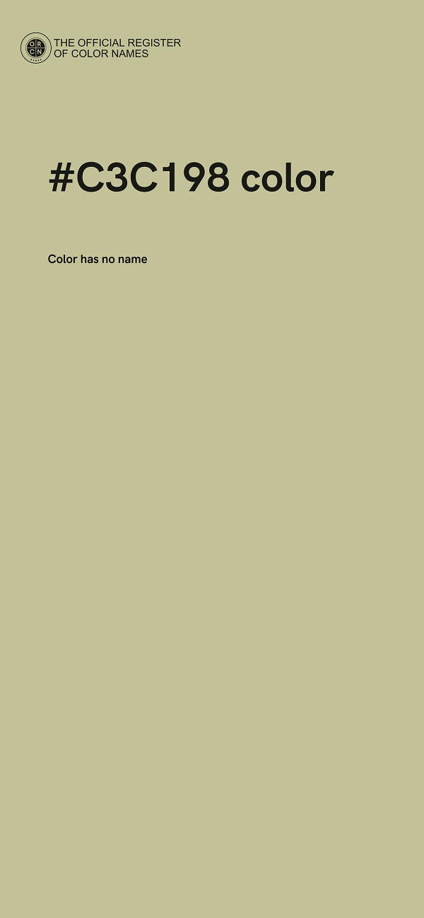 #C3C198 color image