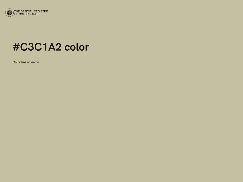 #C3C1A2 color image