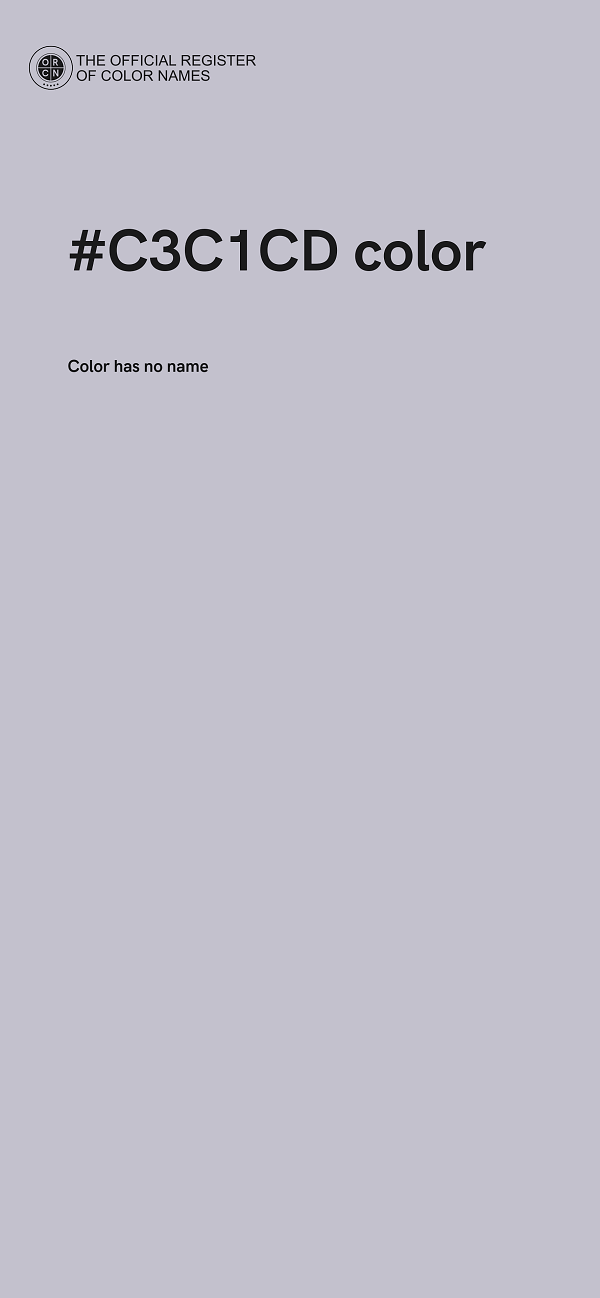 #C3C1CD color image