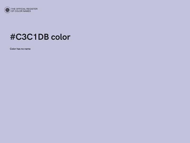 #C3C1DB color image