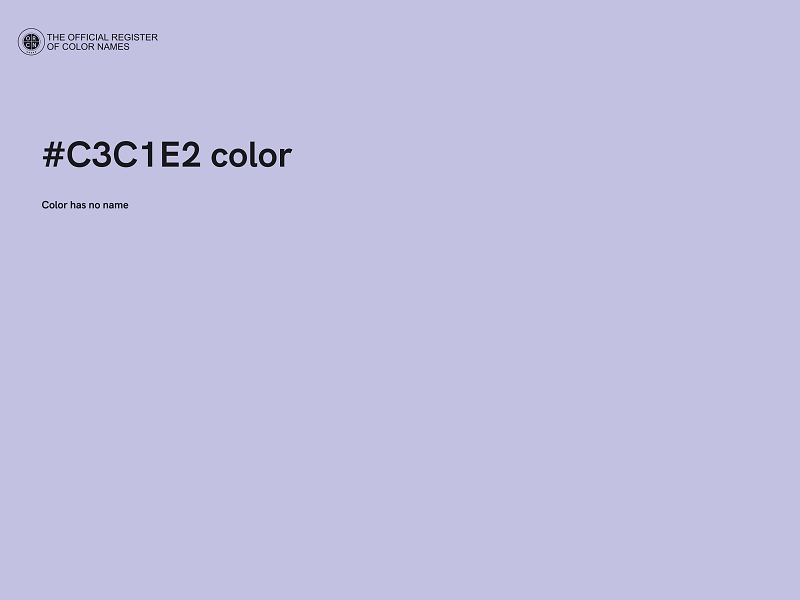 #C3C1E2 color image