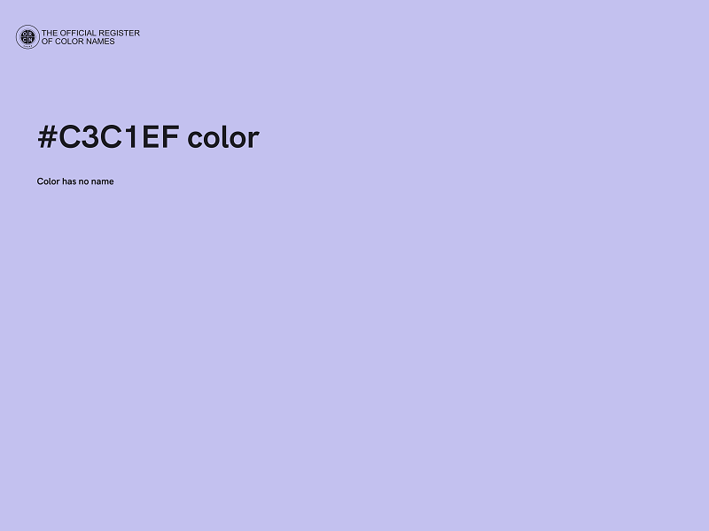 #C3C1EF color image