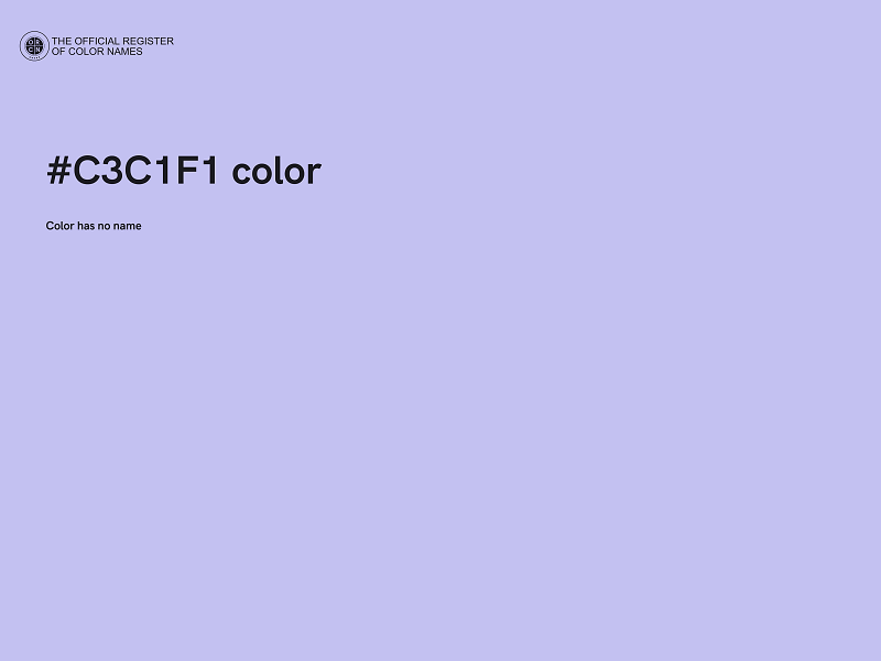 #C3C1F1 color image