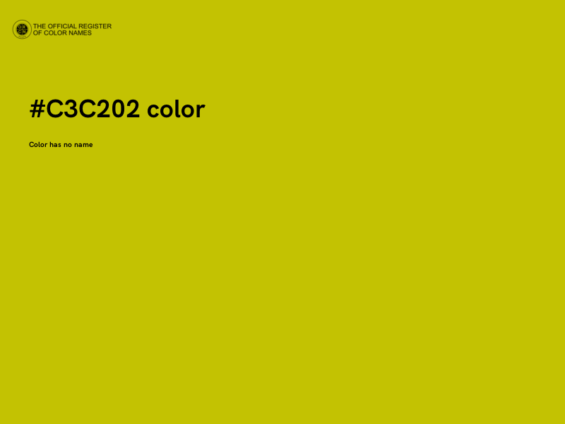 #C3C202 color image