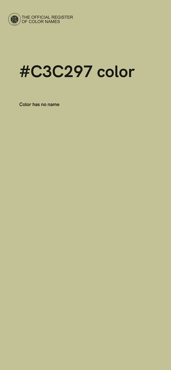 #C3C297 color image