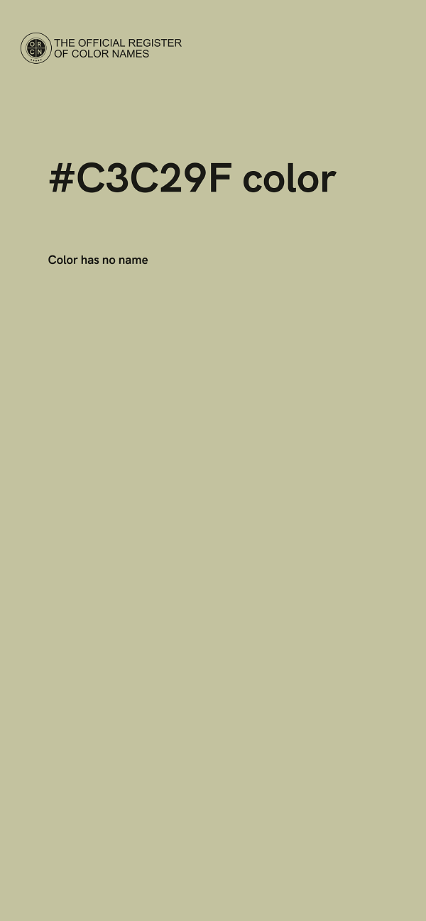 #C3C29F color image