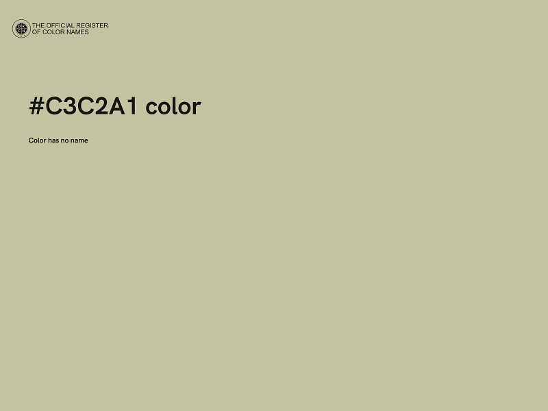 #C3C2A1 color image