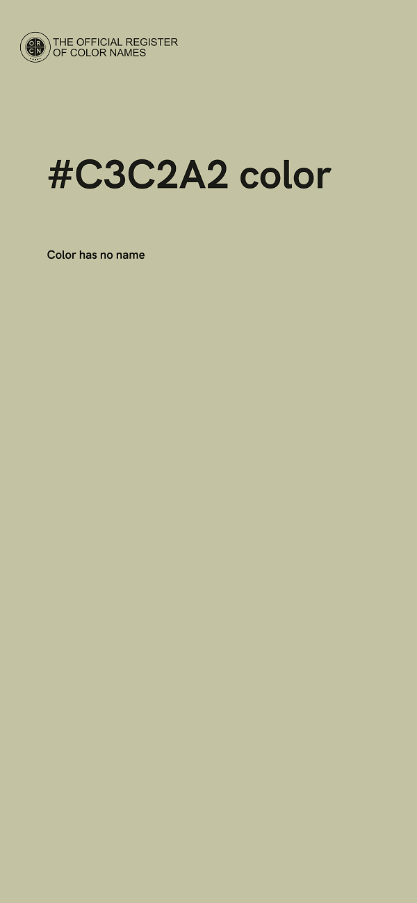 #C3C2A2 color image