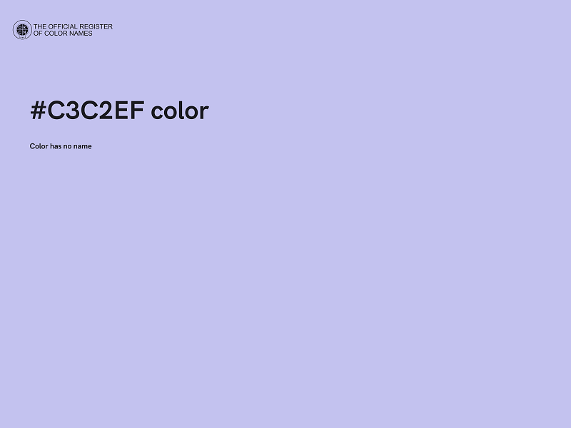 #C3C2EF color image