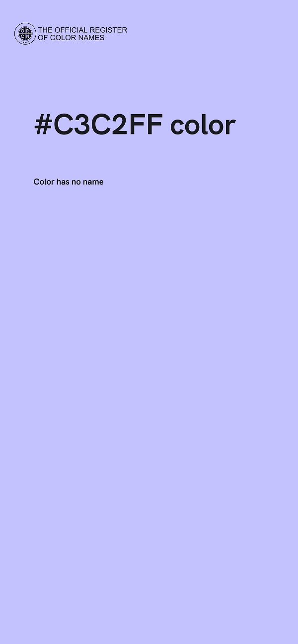 #C3C2FF color image