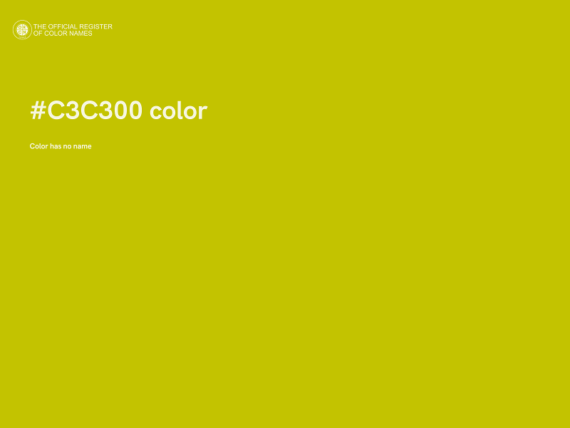#C3C300 color image