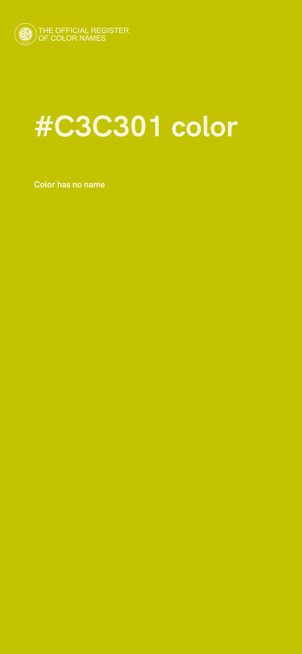 #C3C301 color image