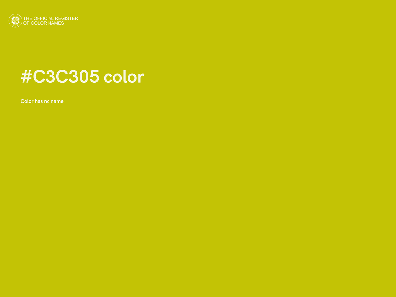 #C3C305 color image