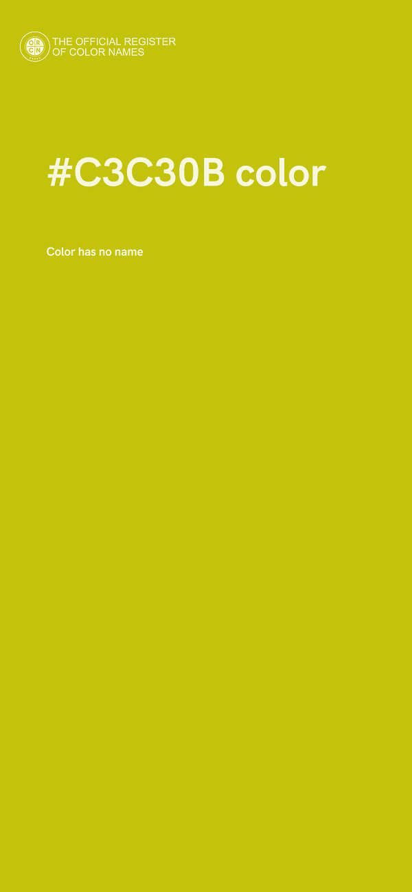 #C3C30B color image