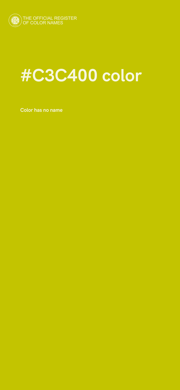 #C3C400 color image