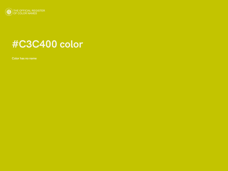 #C3C400 color image