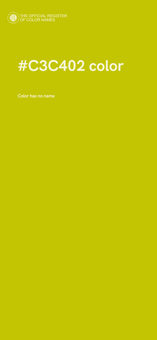 #C3C402 color image