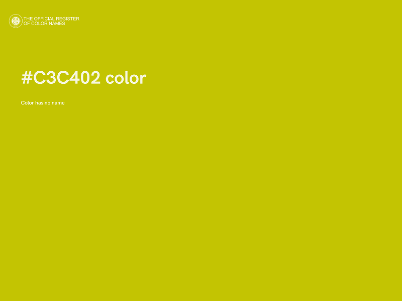 #C3C402 color image