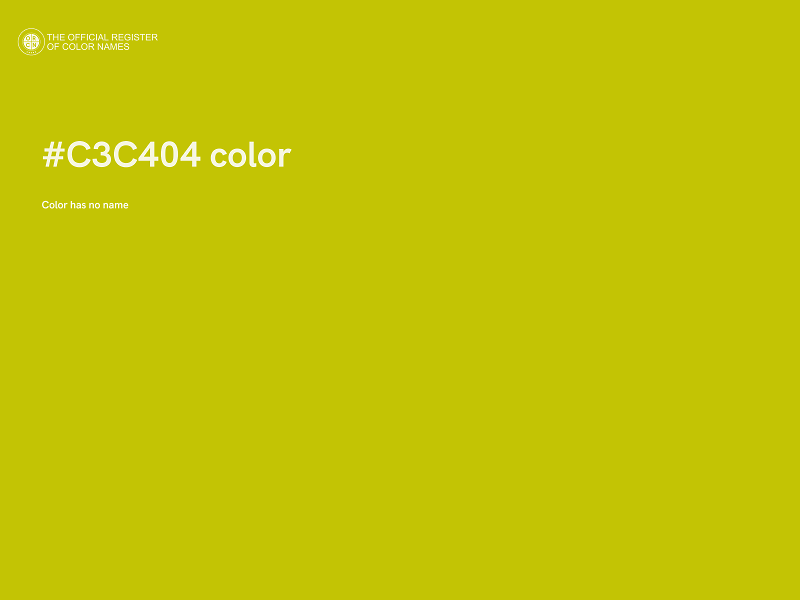 #C3C404 color image