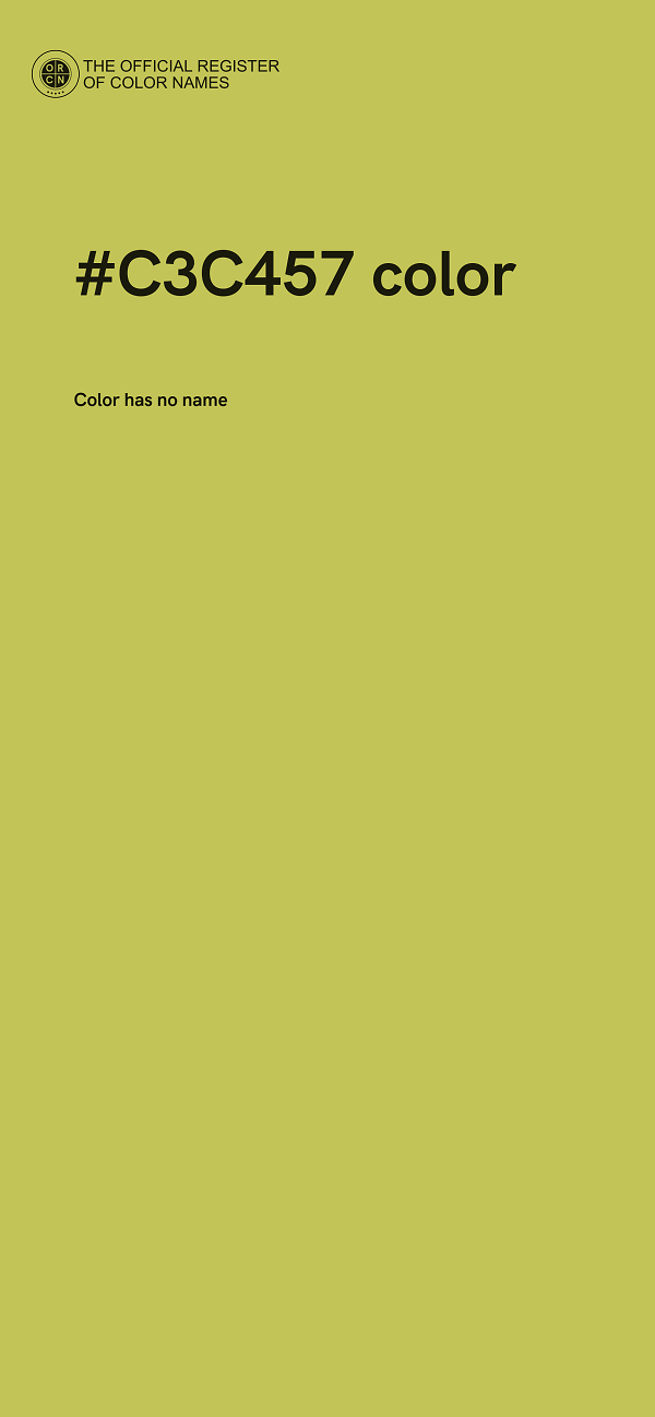 #C3C457 color image