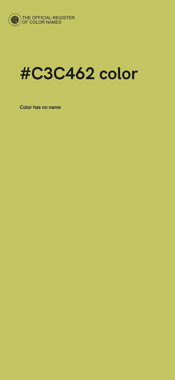 #C3C462 color image