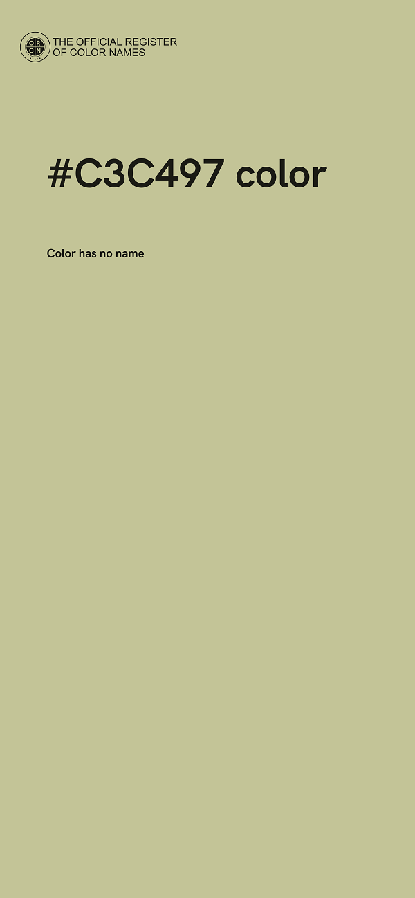 #C3C497 color image