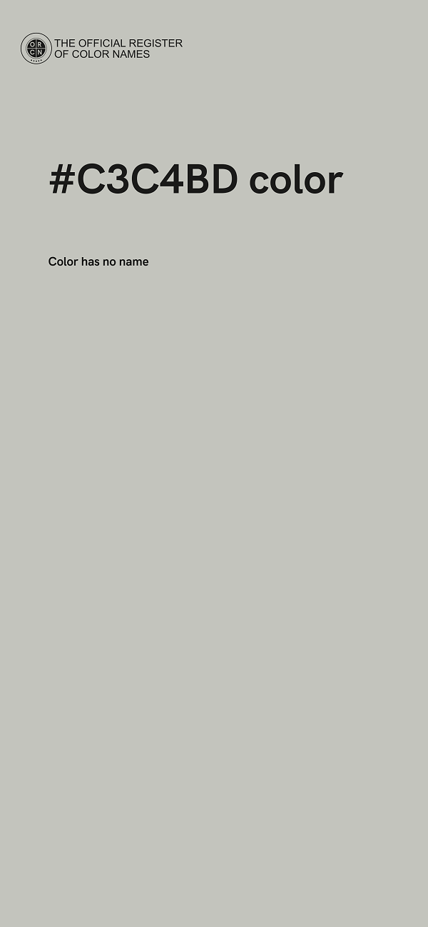 #C3C4BD color image