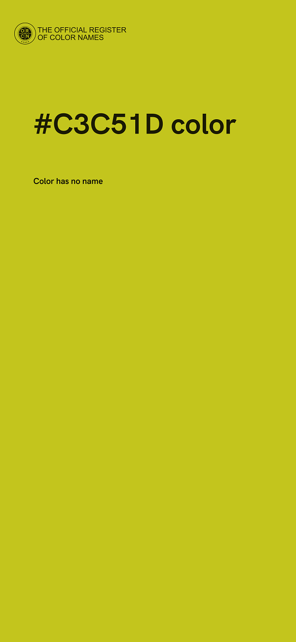 #C3C51D color image
