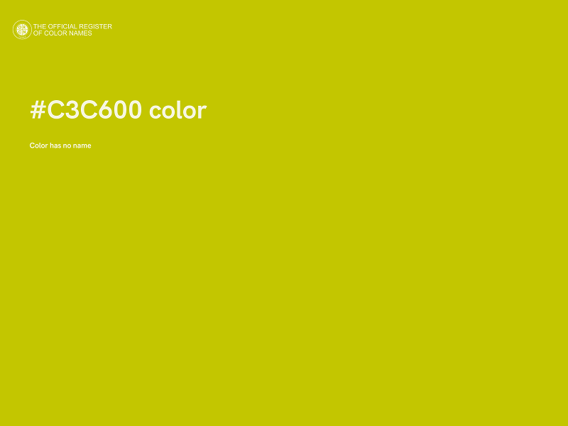 #C3C600 color image