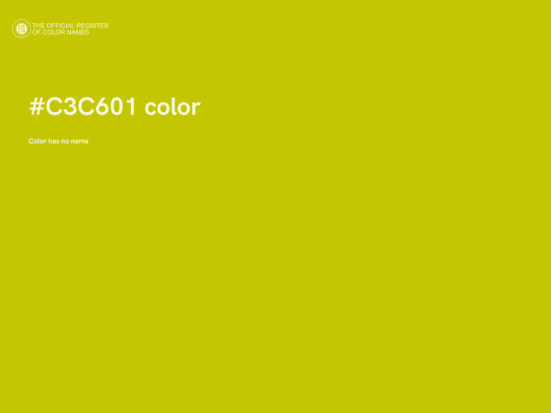 #C3C601 color image