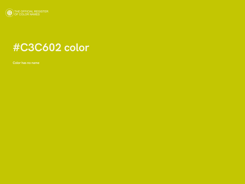 #C3C602 color image
