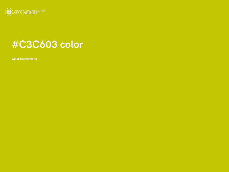 #C3C603 color image