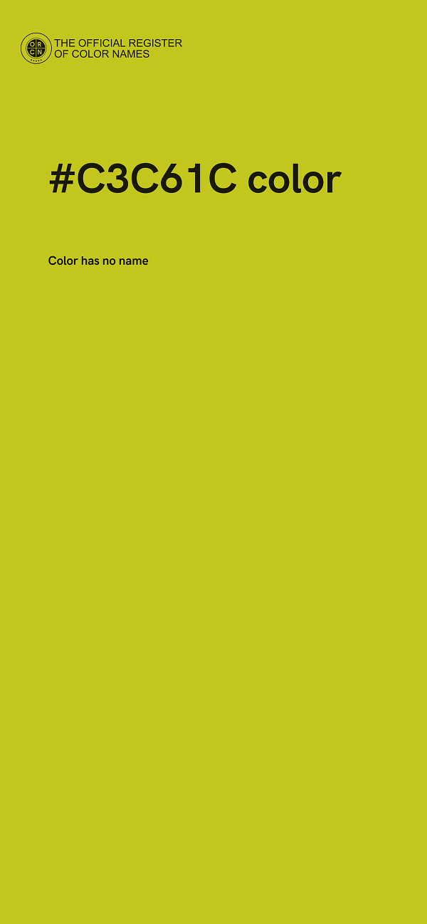 #C3C61C color image