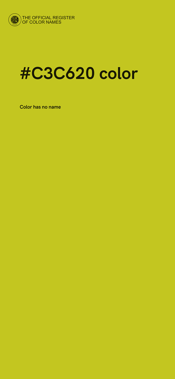 #C3C620 color image