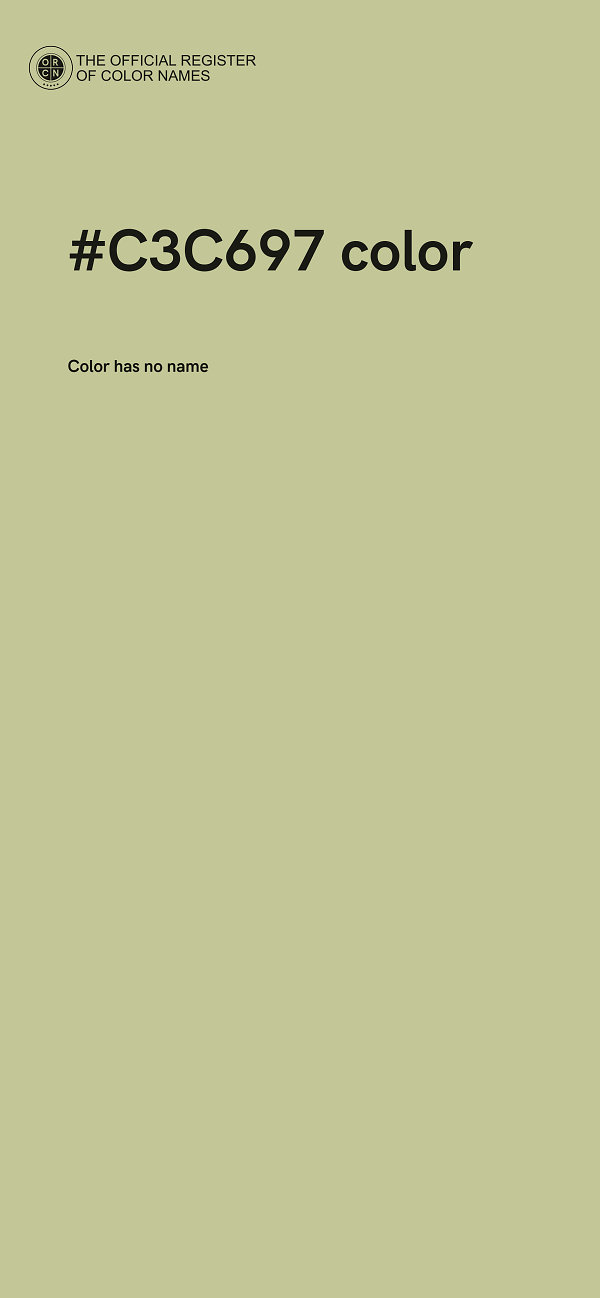 #C3C697 color image