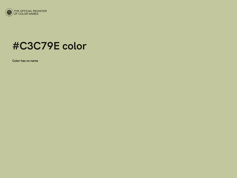 #C3C79E color image