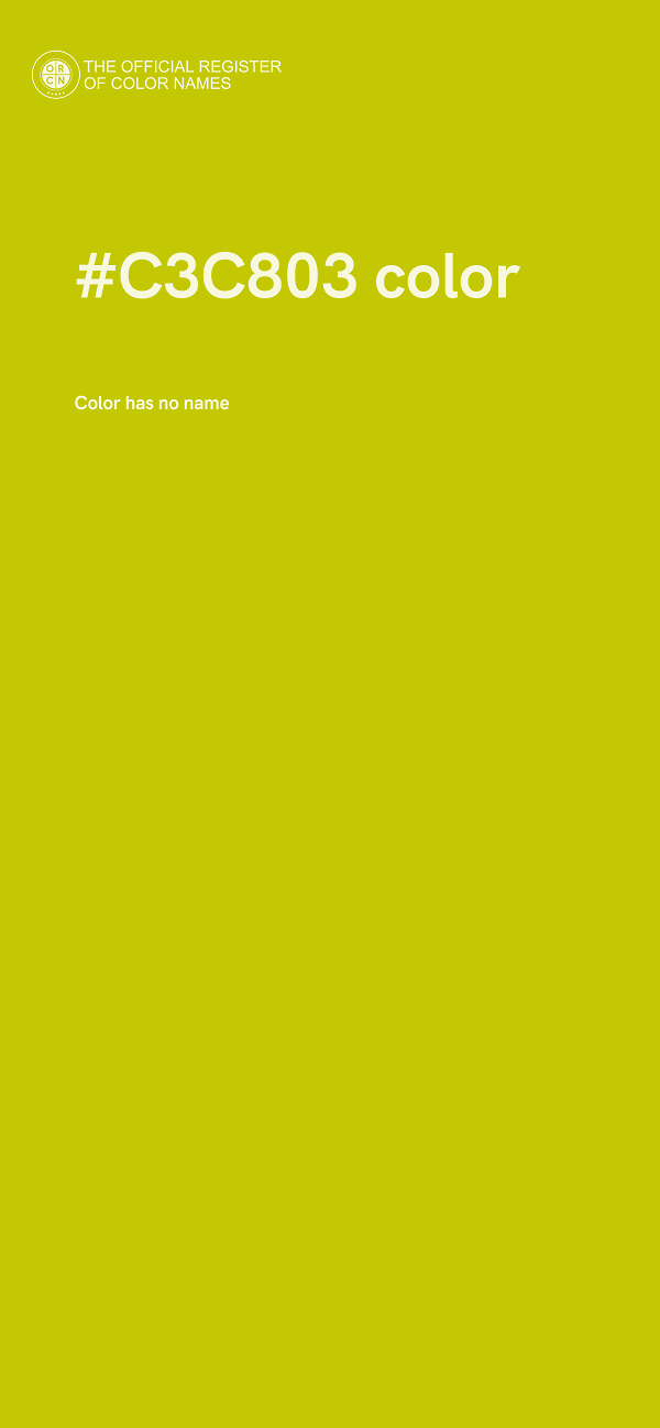 #C3C803 color image